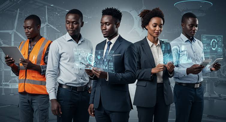 Equipe construisant les etapes d'un projet de digitalisation