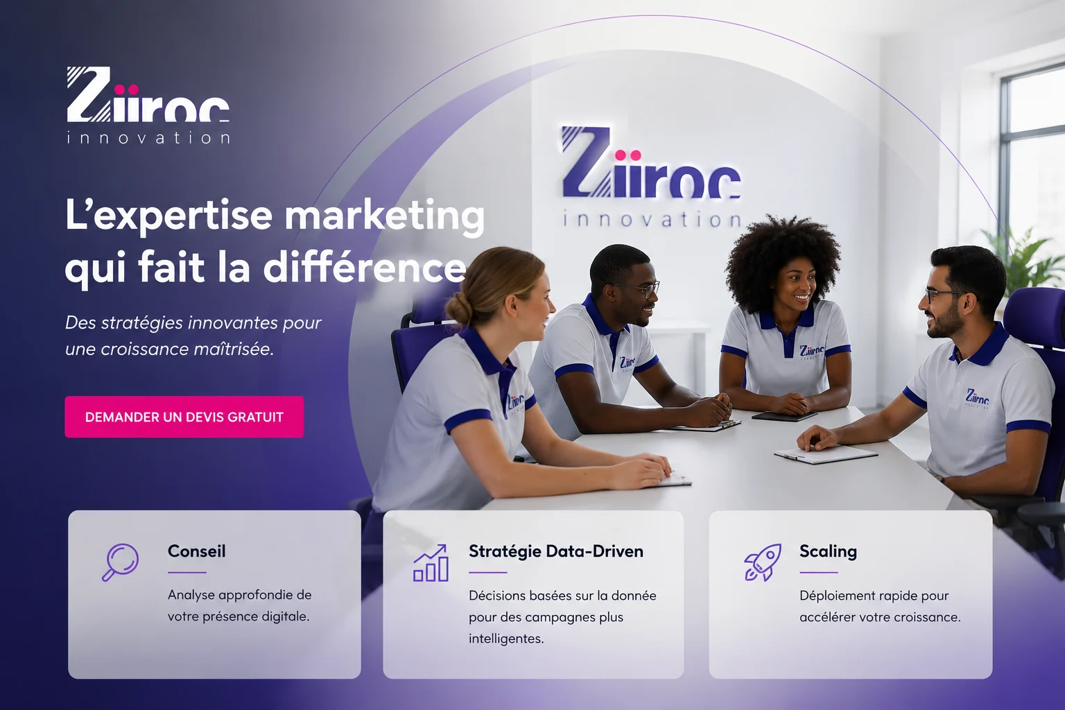Aperçu du projet Ziiroc Innovation